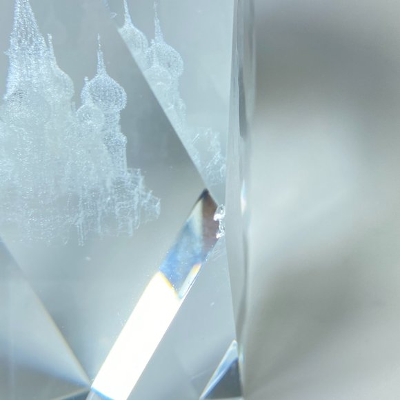 3D Crystal Glass Laser Cut Etched Paperweight Moscow Russia Red Square Cathedral - Picture 6 of 7